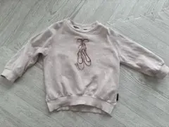 petit main 薄いピンク トレーナー 90