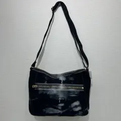 ショルダーバッグ 斜め掛け　ダメージデニム風　ユニセックス