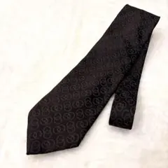 【美品】GUCCI（グッチ）ネクタイ シルク 100% GGパターン ブラウン