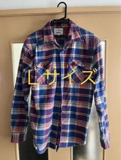 メンズネルシャツl