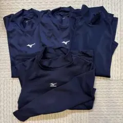 ミズノ140長袖野球アンダーシャツ　セット