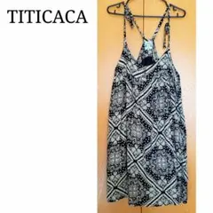 titicaca チチカカ 総柄 ペイズリー バンダナ チュニック ワンピース