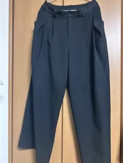 【極美品】hype購入 ワイドスラックス トラウザーズ ブラック