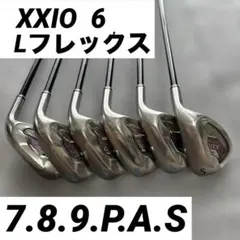 【ゼクシオ6】7.8.9.P.A.S （Lフレックス）　アイアンセット6本のサムネイル