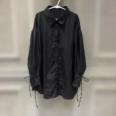 miigeni ミイジェニ　長袖黒シャツ　フリーサイズ