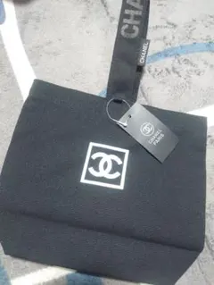 新品CHANELシャネルノベルティミニトートバッグブラック