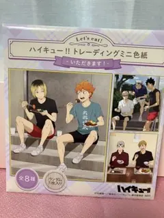 ハイキュー!! トレーディングミニ色紙　宮&北