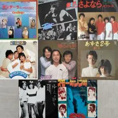 70's 邦楽ポップスEPレコード8枚セット