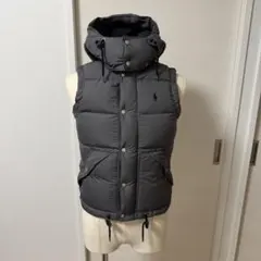 【レディース】【新品】サイズXS ポロ　ラルフローレン グレー　ダウンベスト