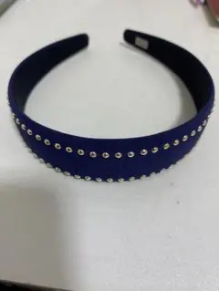 ネイビー スタッズ付き 2個セット