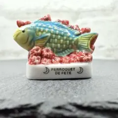 フェーヴ ペンギン ハッピーフィート 陶器製 置物 ビンテージ フランス 