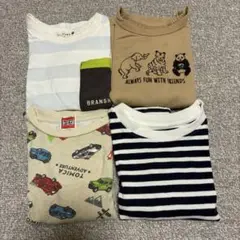 キッズ長袖Tシャツ100cm 4枚