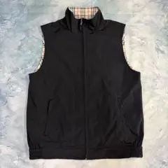 【美品】BURBERRY バーバリー ゴルフベスト ノバチェック フリース素材 美品】BURBERRY バーバリー ゴルフベスト ノバチェック フリース素材