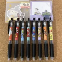 ディズニー サラサクリップボールペン &付箋 10点セットのサムネイル