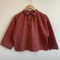 ULTERIOR コットンシルク スキッパーシャツ オレンジ サイズ4 ULTERIOR コットンシルク スキッパーシャツ オレンジ サイズ4 - メルカリ