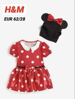H&M ディズニー　ミニーマウスワンピース2アイテムセット　ベビー服　60cm