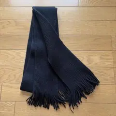 A.P.C. ラムウール マフラー ネイビー