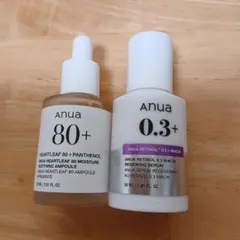Anuaアヌア ドクダミ80%水分鎮静アンプル 美容液 セラム&0.3ナイアシン
