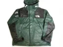 S■2018AW■シュプリーム x ノースフェイス レザーマウンテンパーカー