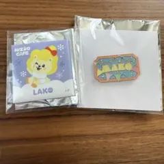 【新品未使用】NiziU NIZZO マコ ラコ 缶バ ピンバッジセット