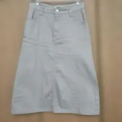 ♥️【PORTLAND】ベージュ Aラインロングスカート