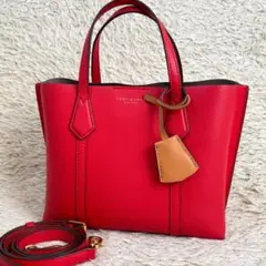 【極美品】トリーバーチ ペリー スモール トリプルコンパートメント トートバッグ