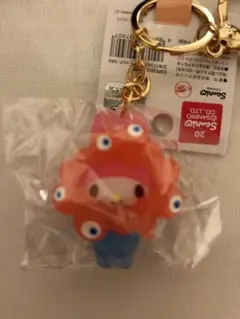 サンリオ マイメロディ ミャクミャク 立体マスコット クリア キーホルダー