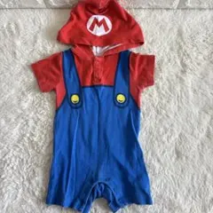 マリオ　ロンパース USJ ユニバ　フード付き　90cmのサムネイル
