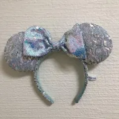 ディズニー　ミニーちゃんスパンコールカチューシャ