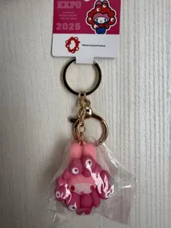 ミャクミャクなりきり立体マスコット 推しカラーキーホルダー【マイメロ】