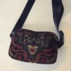 タイガー＆スネーク柄 ショルダーバッグ メッセンジャーバッグ