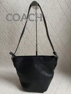 ✨未使用級✨ COACH コーチ ショルダーバッグ レザー 9188 黒ブラック