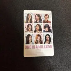 TWICE ONE IN A MILLION タレントカード