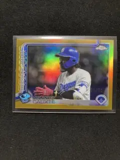 カリステ 中日ドラゴンズ toppsChrome 50シリ 金 ゴールド