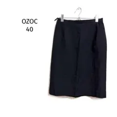 オゾック/タイトスカート/膝丈ベーシックシルエット/バックスリットデザイン