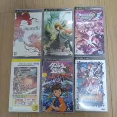 【中古品】RPGゲーム６点セット【PSP】