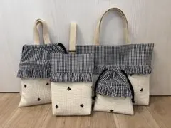 《入園・入学》ヌビキルト　リボン　入園4点セット