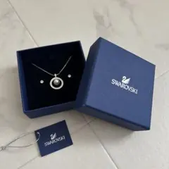 スワロフスキー　ネックレス・ピアスセット　セレモニー　卒業式　入園式　入学式