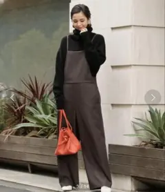 ブラウン オーバーオール