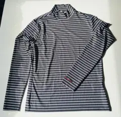 《極美品 》コルウィン レディース ゴルフインナー 長袖ハイネック M ボーダー