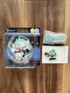 サンリオ ハンギョドン　ハッピーくじ、名札バッジ 、ステッカー　3点セット