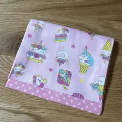 4666【2点100円、3点200円引き】ユニコーン柄移動ポケット