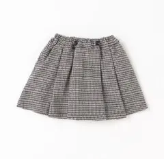 petit main プリーツスカパン　チェック柄90サイズ