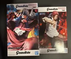 ワンピース Grandista バギー シャンクス フィギュア 2種(箱無し）