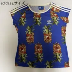 adidas パイナップル柄 Tシャツ　Lサイズ