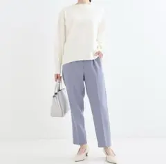 シューラルー　パンツ　スラックス　ブルー系　L