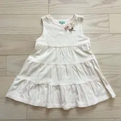 toccaライトピンク フリル ワンピース 90cm