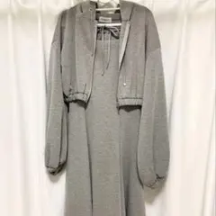 bubbles スウェットワンピース フーディ セット