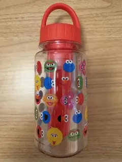 【新品非売品】セサミストリート クリアボトル 水筒 保冷チューブ付き エルモのサムネイル