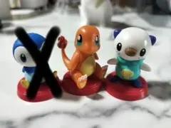 ポケモン フィギュアセット　ヒトカゲ、ミジュマル